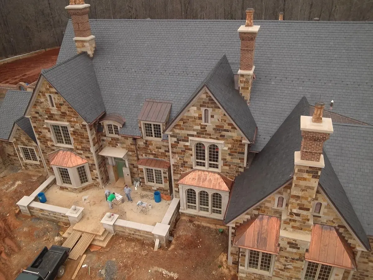 Craftsman Roofing Slate Roof Repair project in Pottersville